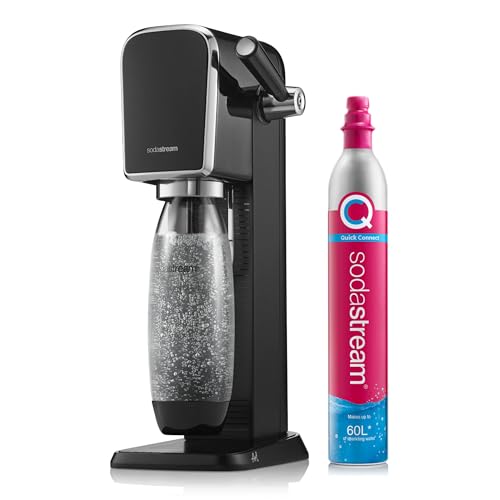 SodaStream Art Retro Manual Sparkling Water Maker Machine White