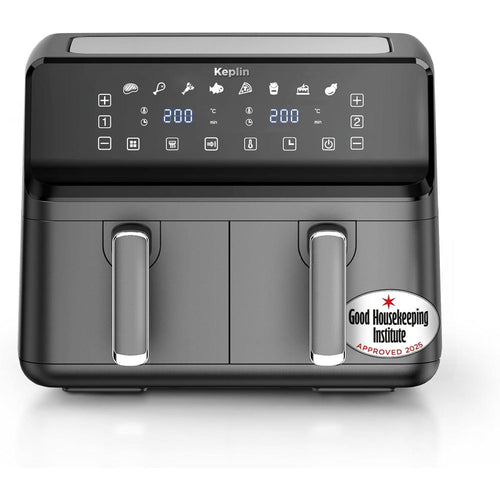 Keplin 9L Dual Zone Air Fryer 2700W 8-in-1 Digital Cooker