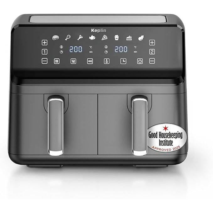 Keplin 9L Dual Zone Air Fryer 2700W 8-in-1 Digital Cooker