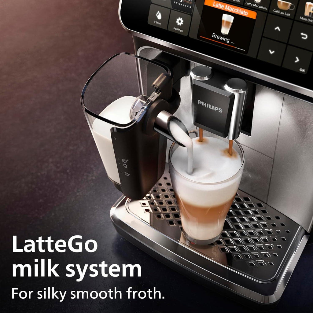 Philips 5400 Series Fully Automatic Espresso Machine with LatteGo System