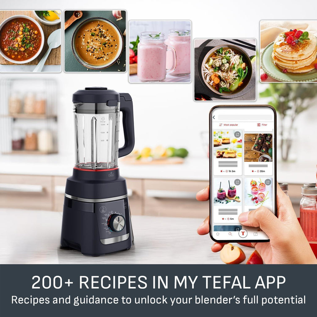 Tefal Blendforce Cook 1000W Soup Maker and Glass Jug Blender