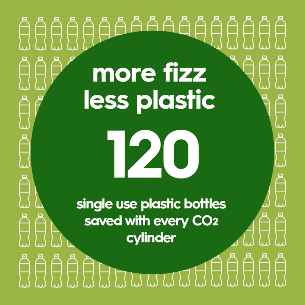 SodaStream Terra Sparkling Water Maker Machine with 60L CO2 Cylinder