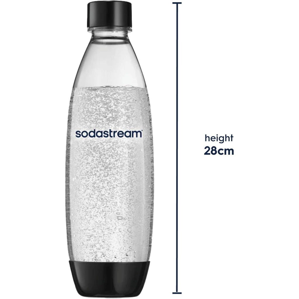 SodaStream 1L Slim Dishwasher Safe Reusable Water Bottles 2 Pack