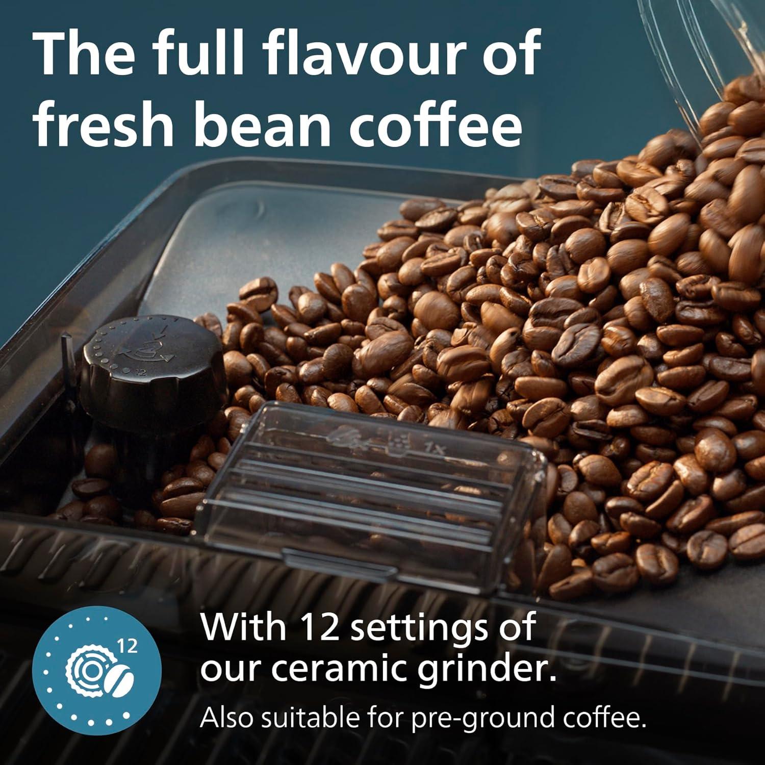 Philips 5400 Series Fully Automatic Espresso Machine with LatteGo System