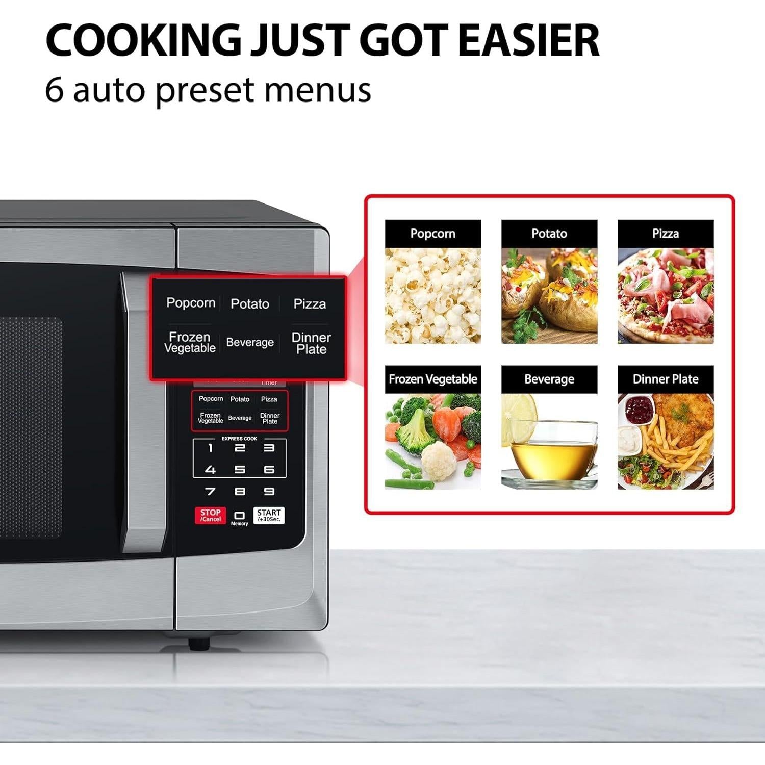 Toshiba 800W 23L Digital Microwave Oven with Express Cook Settings